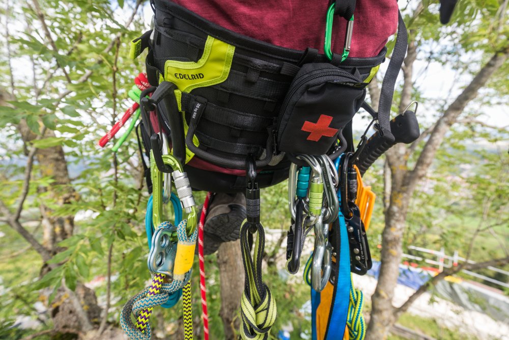 Karabíny pre prácu vo výškach na postroji